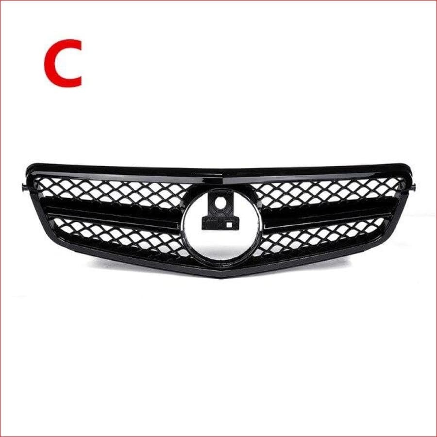 Front Upper Grille Grill For Mercedes Benz C Class W204 C180 C200 C300 C350 2008-2014 Amg C63 Style