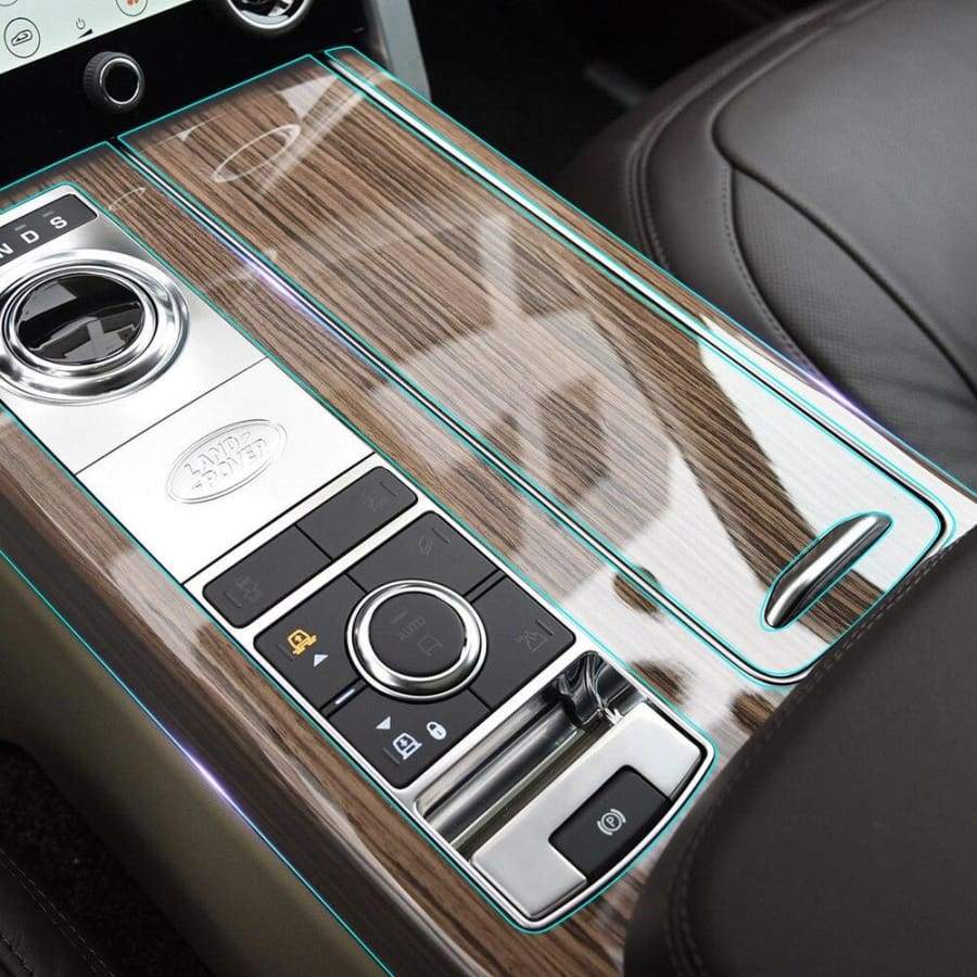 Full Protection Interior Transparent Film Central Console Panel Protective Sticker For Land Rover