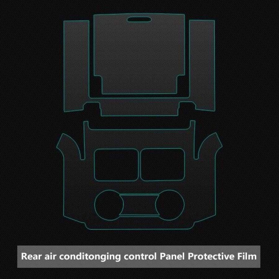 Full Protection Interior Transparent Film Central Console Panel Protective Sticker For Land Rover
