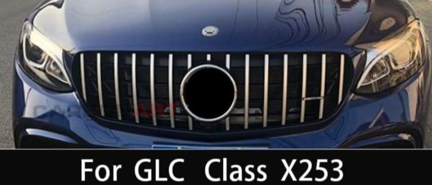 Glc X253 Amg-Style Front Racing Mesh Grill For Mercedes Glc200 Glc250 Glc300 Glc450 Sport Version