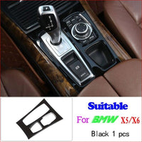 Thumbnail for Glossy Black Abs Car Interior Steering Wheel Decoration Strip Frame Cover Trim Sticker For Bmw X5 X6