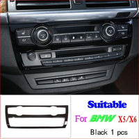 Thumbnail for Glossy Black Abs Car Interior Steering Wheel Decoration Strip Frame Cover Trim Sticker For Bmw X5 X6
