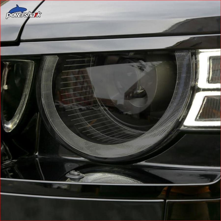 2 Pcs Car Headlight Tint Black Protective Film Protection