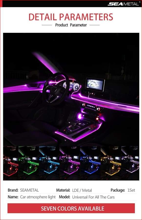 Interior Ambient Light Decorative Lamp Strips For any car - Victorious Automotive