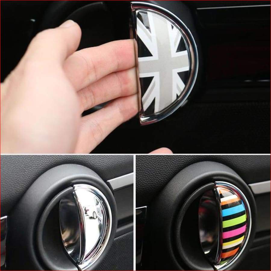 Interior Door Pull Handle Sticker For Bmw Mini Cooper Car