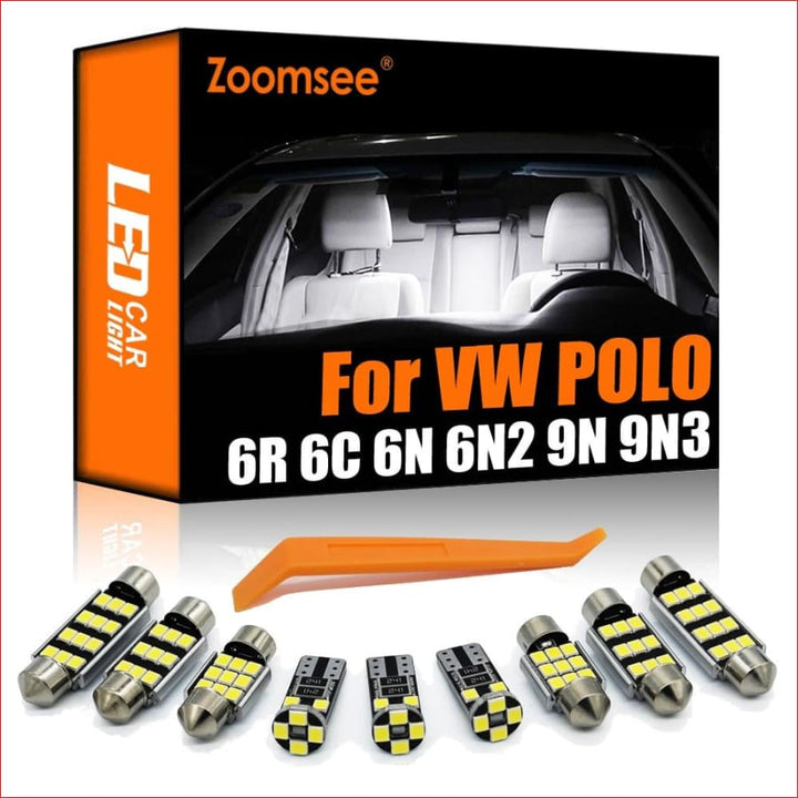 Interior LED For VW For POLO 6R 6C 9N 9N3 6N 6N1 6N2 1994-2017 Canbus –  Victorious Automotive