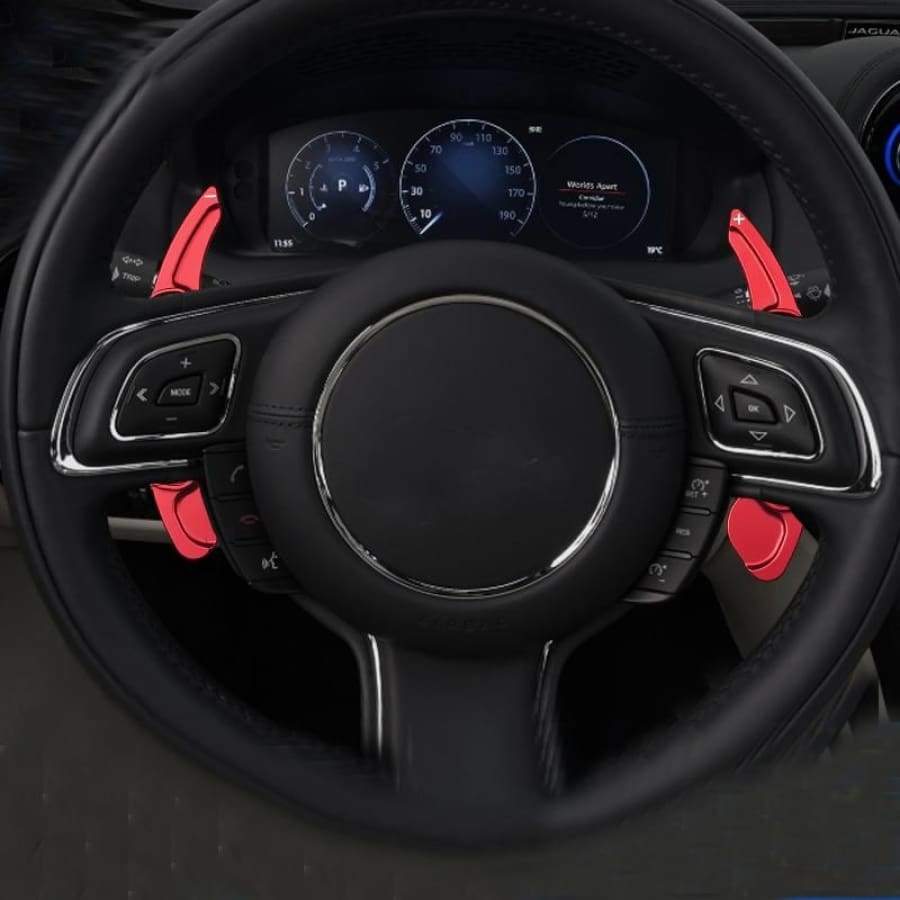 Jaguar Xf Xe Xj F-Pace X761 Range Rover Evoque X-Type Steering Wheel Paddle Shifters Car