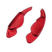 Thumbnail for Jaguar Xf Xe Xj F-Pace X761 Range Rover Evoque X-Type Steering Wheel Paddle Shifters Red 2Pcs Car