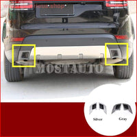Thumbnail for Land Rover Discovery 5 L462 Exhaust Tail Pipe Trim Cover 2017-2018 Silver/gray 2Pcs Car