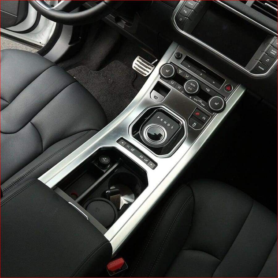 Land Rover Range Evoque 2012-2018 Center Console Gear Panel Abs Chrome Decorative Cover Trim Car