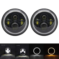 Thumbnail for Led Headlights For Land Rover Defender 40W Black