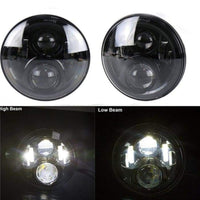 Thumbnail for Led Headlights For Land Rover Defender 50W Black No Halo