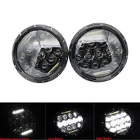 Thumbnail for Led Headlights For Land Rover Defender 75W Black