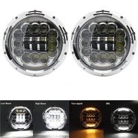 Thumbnail for Led Headlights For Land Rover Defender 90W Chrome