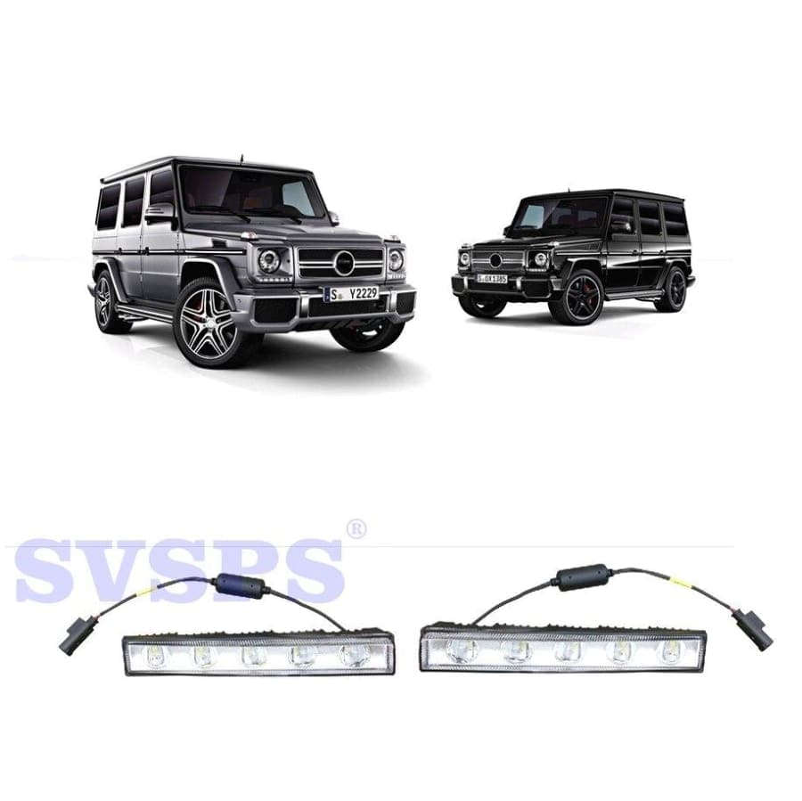 Led Lights Lamps Drl Fit For Mercedes Benz G Class G500 G350 G63 G65 1990-2017 Car