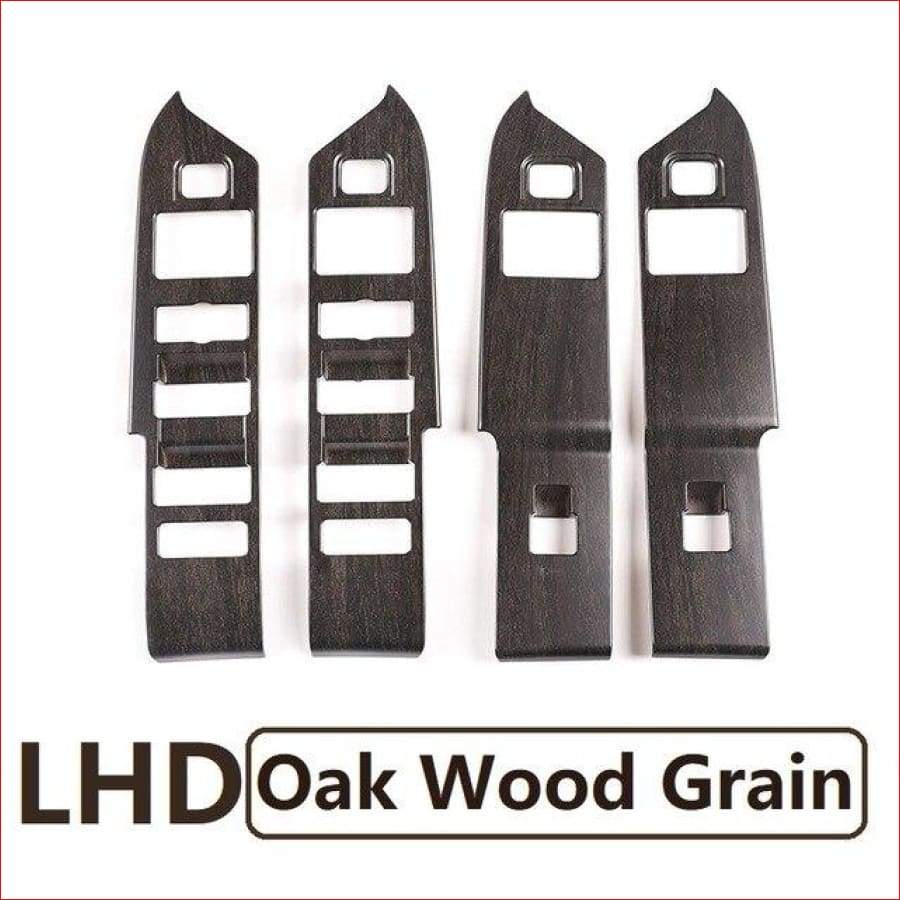 Lhd Abs Oak Wood Grain Inner Window Lifter Switch Trim For Land Rover Defender 110 2020 Car