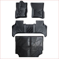 Thumbnail for Lhd Perfect Fit Custom All Weather Rubber Floor Mats For Land Rover Defender 110 2020 Floor Trunk