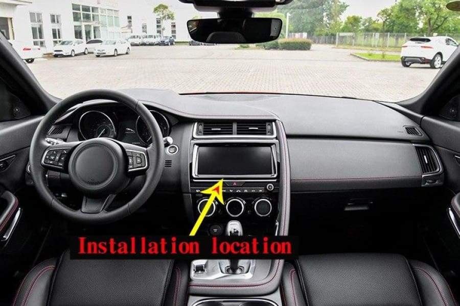 Matt Abs Interior Navigation Frame Trim For Jaguar E-Pace E Pace 2018-2020 Car
