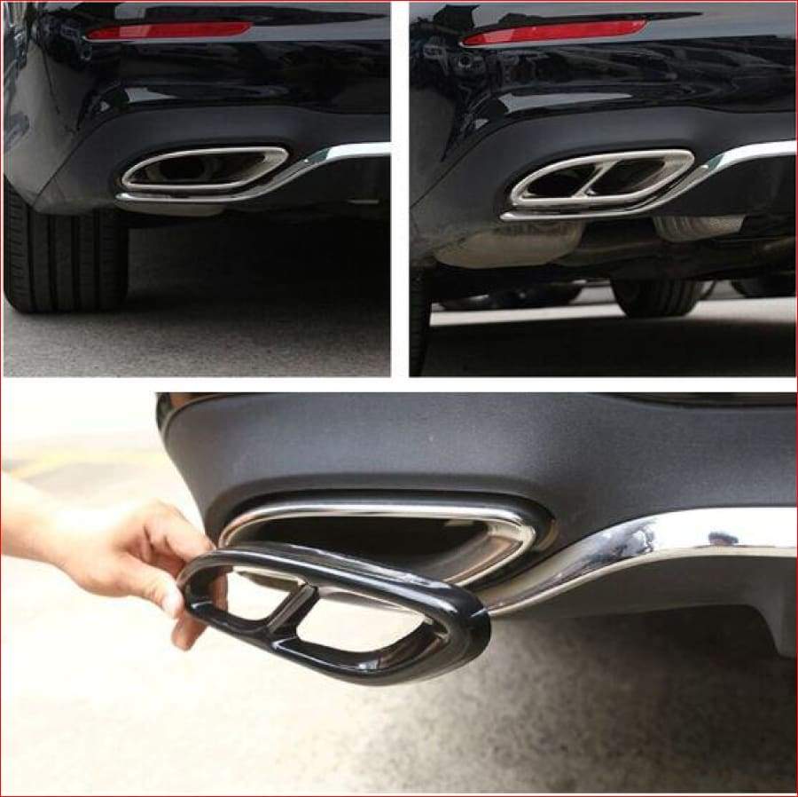 Copertura Punta Scarico Lucido Per Mercedes A B C E GLC CLS - W177, W247, W205, W213, X253, C257 - Foto 7