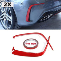 Thumbnail for Mercedes Car Painted Abs Rear Bumper Splitter Spoilers China / Red Car