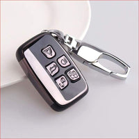 Thumbnail for Abs Full Key Case For Xfl Xe F-Pace Xel Xjl Land Rover Range Black With Buckle Car