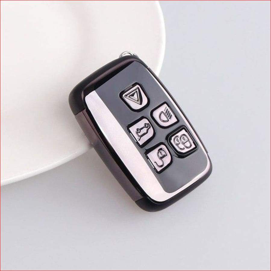 thumbnail image 2 of Genuine Carbon Fiber Key Case Cover For Jaguar XF XJ & Land Rover Range Rover – Gloss Black – YOUSTAR 2 of 4