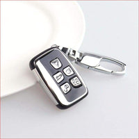 Thumbnail for Abs Full Key Case For Xfl Xe F-Pace Xel Xjl Land Rover Range Sliver With Buckle Car