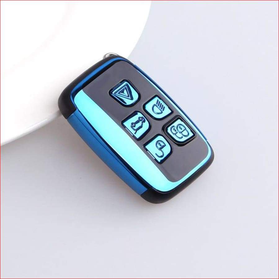 Abs Full Key Case For Xfl Xe F-Pace Xel Xjl Land Rover Range Blue Car