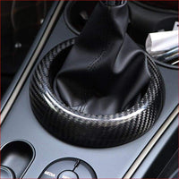 Thumbnail for Mini Carbon Fiber Accessories Gear Shift Panel Cover Decoration Sticker For Bmw Mini Cooper S F54