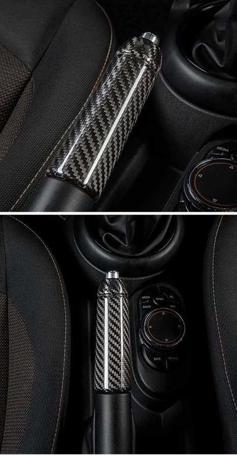 Victorious Automotive Mini Carbon Fiber Hand Brake Shell