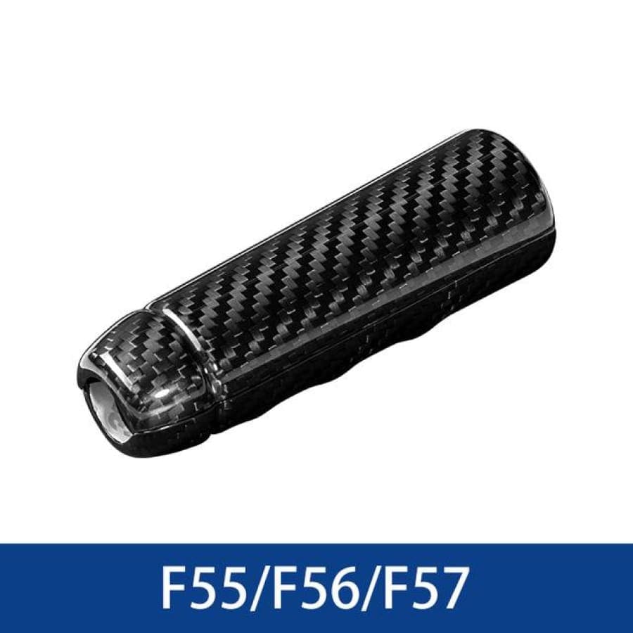 Mini Carbon Fiber Hand Brake Shell Interior Trim Parking Lever Decoration Cover Styling Accessories
