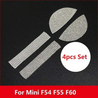 Thumbnail for Mini Interior Door Handle Sticker With Crystals For Cooper White Car