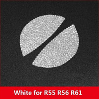 Thumbnail for Mini Interior Door Handle Sticker With Crystals For Cooper White R55 56 61 Car