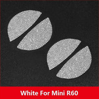 Thumbnail for Mini Interior Door Handle Sticker With Crystals For Cooper White R60 Car