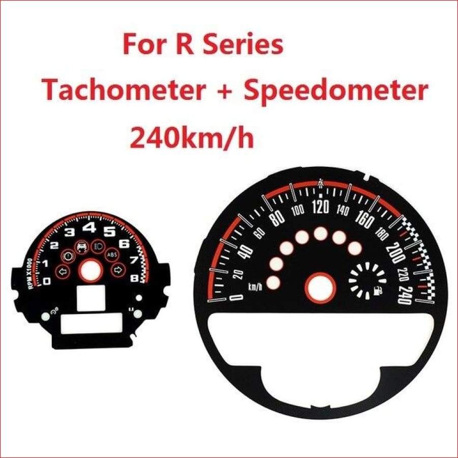 Mini Styling Speedometer Tachometer Dial Sticker For Cooper Type 2 Car