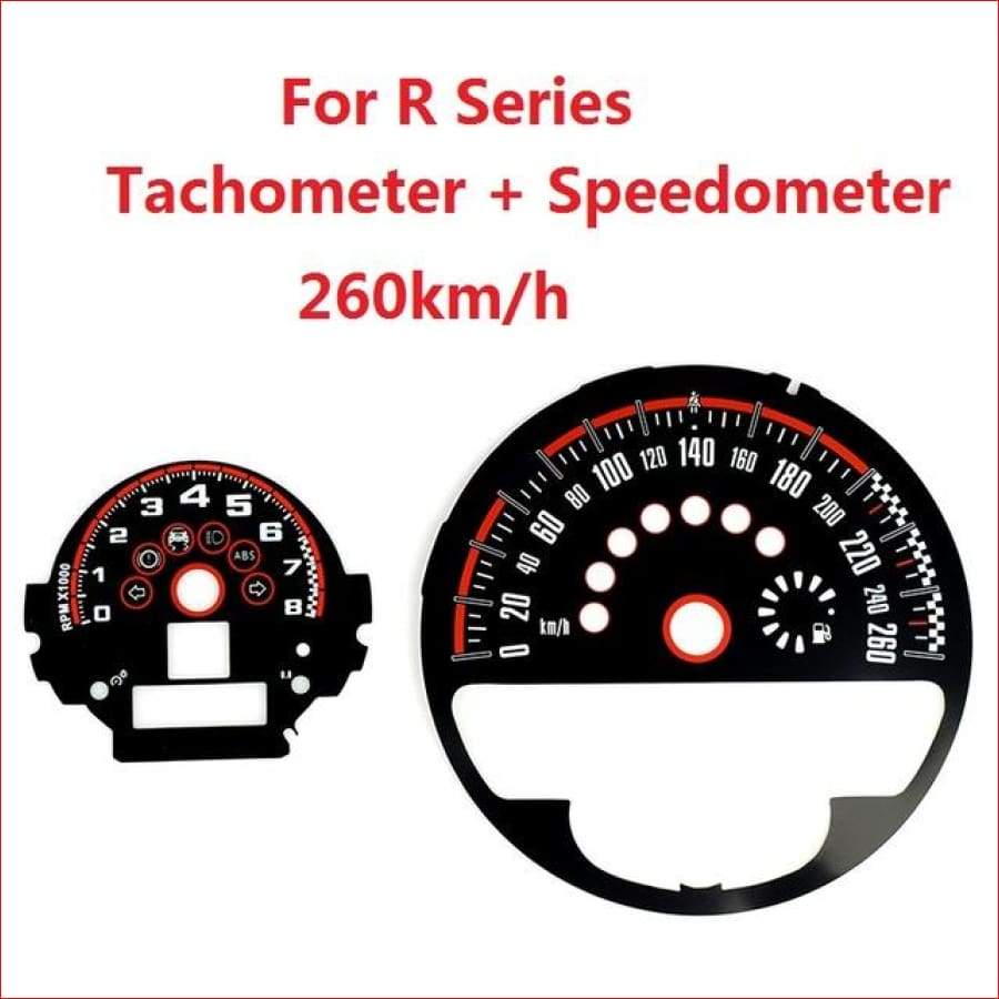 Mini Styling Speedometer Tachometer Dial Sticker For Cooper Type 3 Car