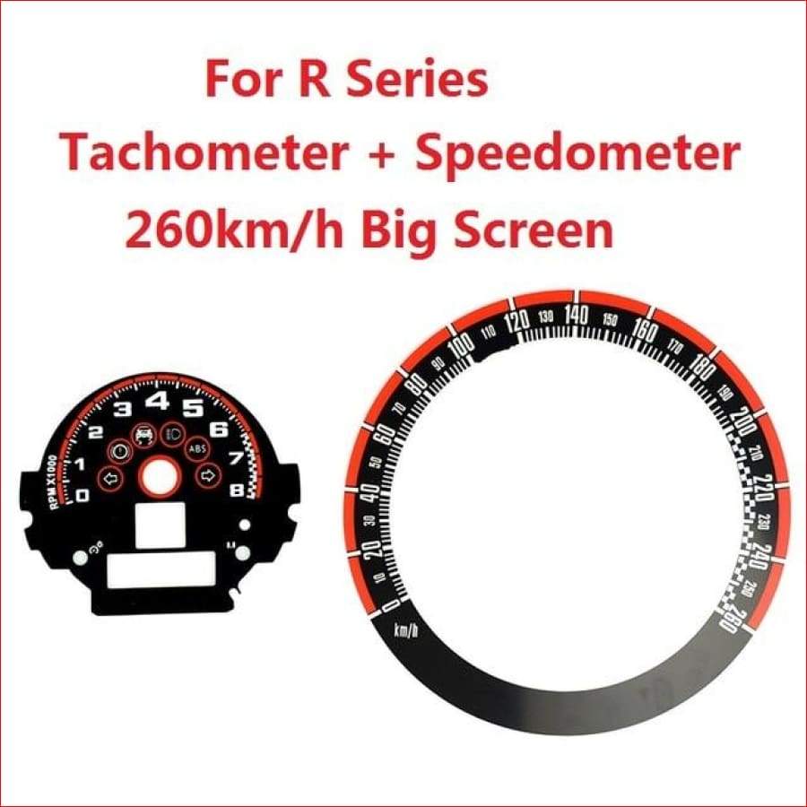Mini Styling Speedometer Tachometer Dial Sticker For Cooper Type 4 Car