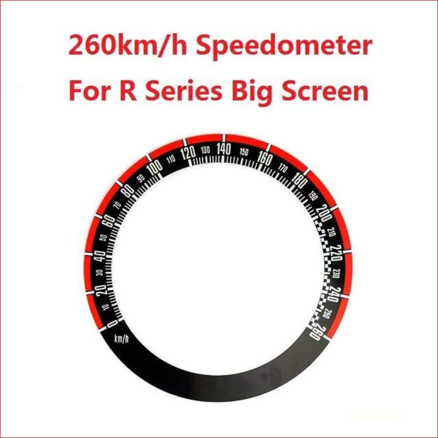 Mini Styling Speedometer Tachometer Dial Sticker For Cooper Type 8 Car