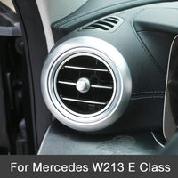 Thumbnail for New! 2Pcs For Mercedes Benz E Class W213 2016 2017 Car-Styling Abs Chrome Side Air Conditioning Vent