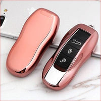 Thumbnail for Porsche Soft Tpu Car Styling Key Cover Pink Car