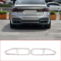 Thumbnail for For BMW 7 Series G11 G12 2019-2020 304 Stainless Steel Tail Exhaust Pipe - Victorious Automotive
