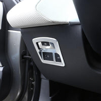 Thumbnail for Abs Matte Silver inner Door Switch Frame Electronic Handbrake for Range Rover Velar 2017 - Victorious Automotive
