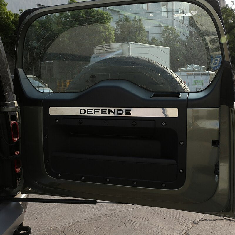 Car trunk door slot decorative panel- For Land Rover Defender L663 110 2020-2021