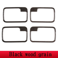 Thumbnail for ABS chrome/Black/ wood grain Interior Door Handle Bowl Cover For Land Rover Discovery 3 04-09