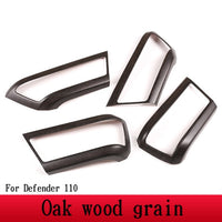 Thumbnail for Oak wood grain - Door Inner Handle Decorative Frame Cover - For Land Rover Defender 110 2020-2022
