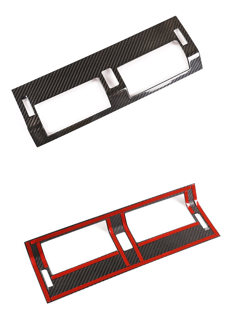 For Land Rover Defender L663 110 2020-2021 Real carbon fiber Car center console air outlet decorative frame