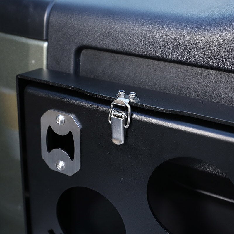 Aluminum Black Folding Tailgate Shelf Table for Land Rover Defender L6 ...