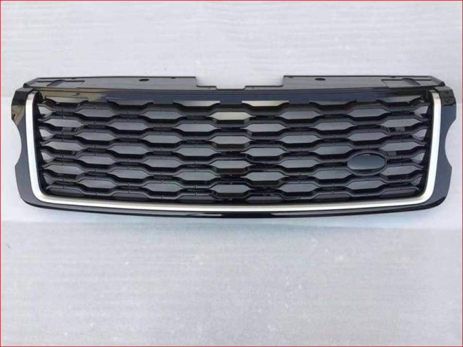 Range Rover 2018 Style Grill For 2013 2014 2015 2016 2017 Black Silver 2 Car