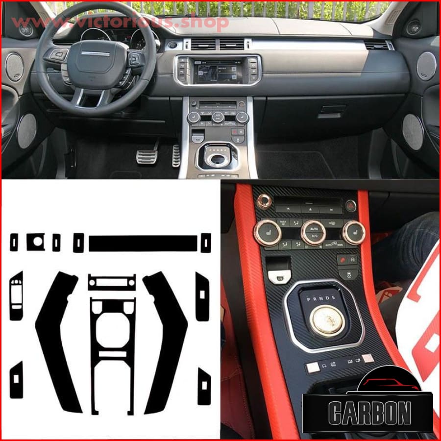Range Rover Evoque 3D Carbon Fiber Interior Sticker Car