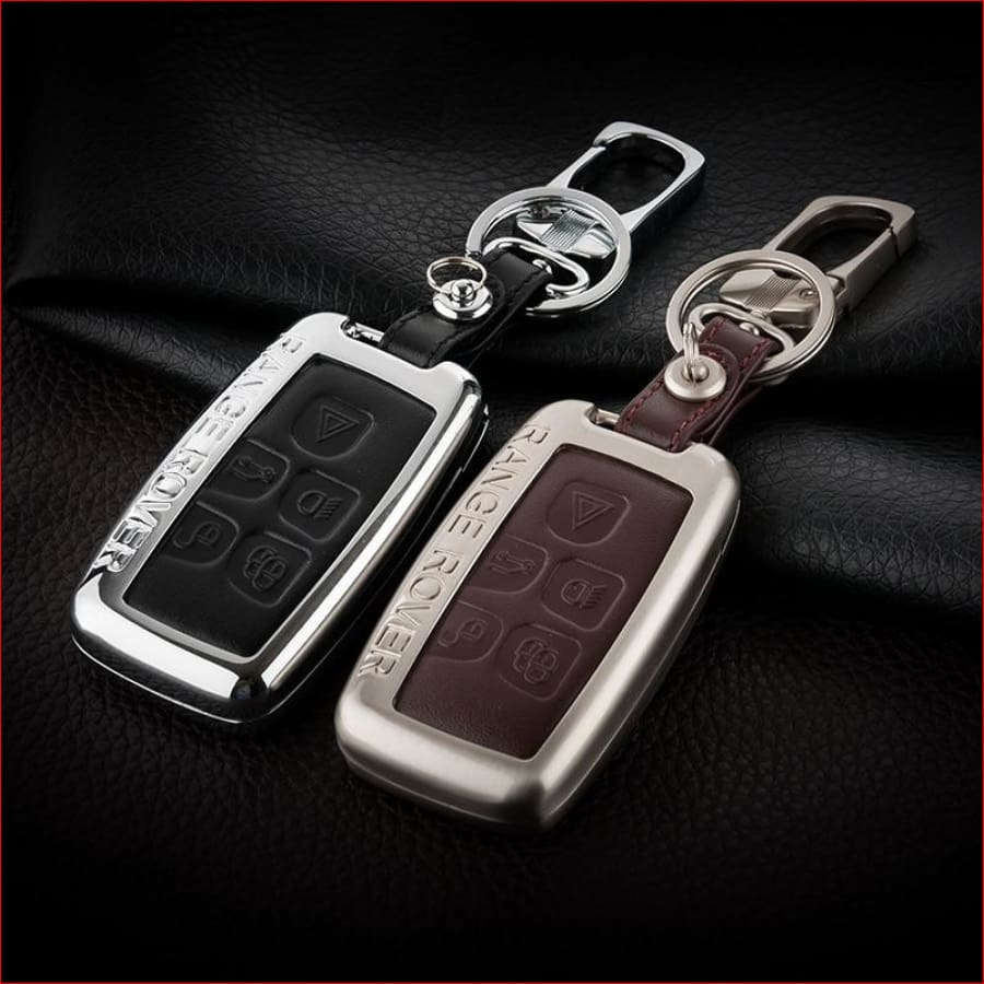 Aluminum, Leather key fob cover case fit for Land Rover, Jaguar LR1 r,  24,95 €